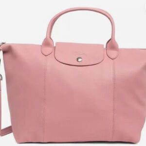 Longchamp Le Pliage Cuir Leather Top Handle Leather bag